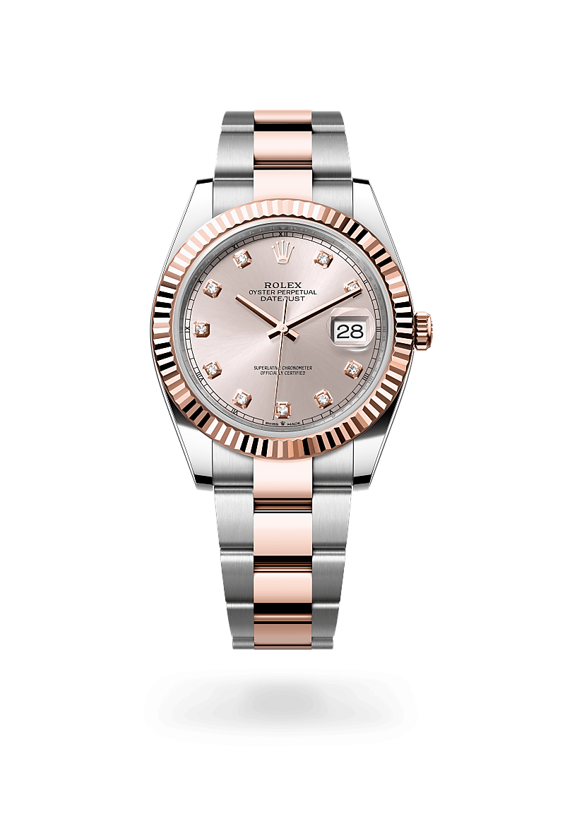 Luxury Two-Tone Automatic Watch 41mm – Beige Dial | Waterproof 100M | 70H Power Reserve