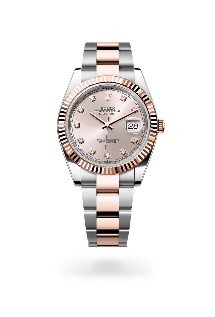 Luxury Two-Tone Automatic Watch 41mm – Beige Dial | Waterproof 100M | 70H Power Reserve