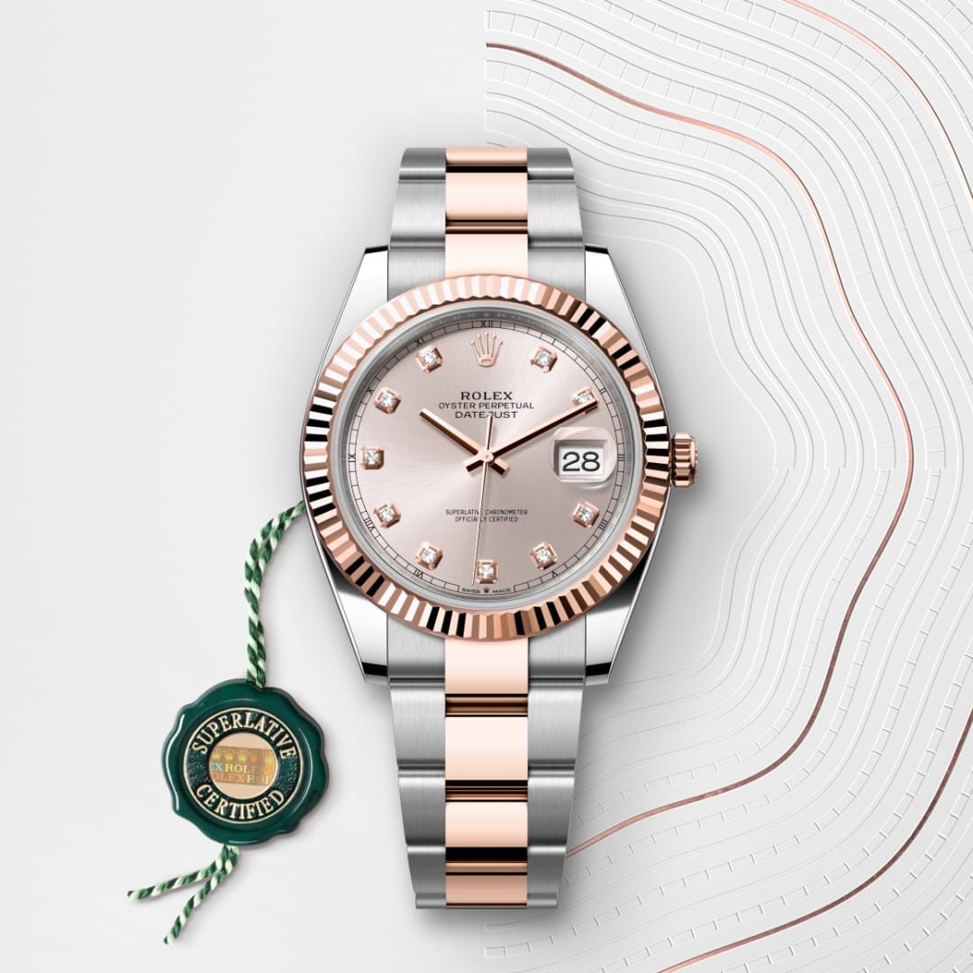 Luxury Two-Tone Automatic Watch 41mm – Beige Dial | Waterproof 100M | 70H Power Reserve